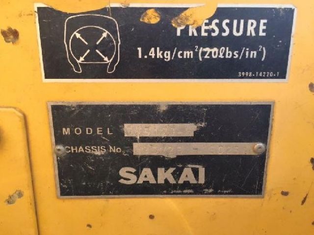 ขายคับรถบดสั่นสะเทือน10ตันSAKAI-512TF-7000ช.ม-2เปลือกเล่มทะเบียนพร้อม