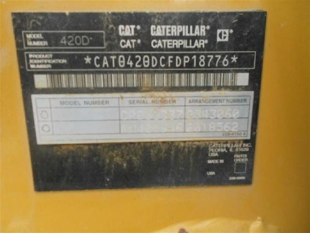 ขายรถตักหน้าขุดหลัง มือสอง CAT 420D S/N: FDP-18766