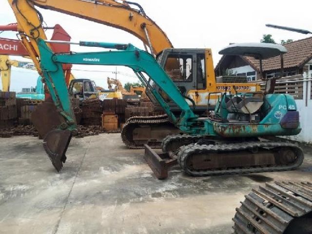 KOMATSU PC45-7 พร้อมลุยงาน รถเก่านอกญี่ปุ่นไม่เคยใช้งานในไทย + พร้อมเอกสารใบแจ้งจำหน่ายอินวอย