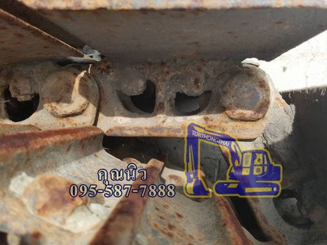 โซ่แทรคพร้อมใบ KOMATSU PC 60-7ใบ40ซม เก่านอกญี่ปุ่น 45,000 บาท