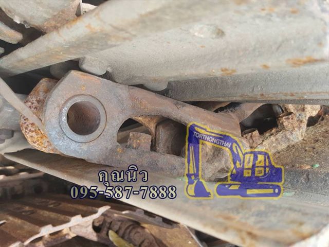 โซ่แทรคพร้อมใบ KOMATSU PC 50 UU-2 ใบแทรคยาว40ซม เก่านอกญี่ปุ่น