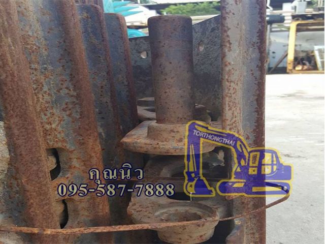 โซ่แทรคพร้อมใบ KOMATSU PC 120-6 50c เก่านอก 90,000 บาท ราคาคุยได้