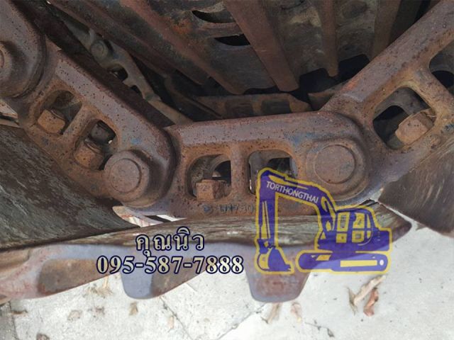 โซ่แทรคพร้อมใบ KOMATSU PC 120-6 50c เก่านอก 90,000 บาท ราคาคุยได้