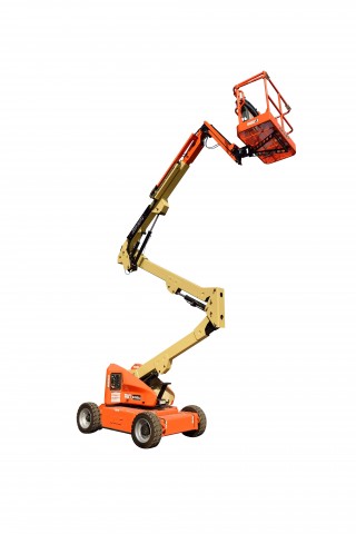 ขายรถกระเช้า JLG บูมศอก E450AJ สูง 13.72 เมตร มือสอง ปรับสภาพแล้ว พร้อมใช้งาน