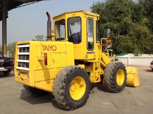 รถตัก Komatsu 510 กรองเดี่ยว ซีเรียล 1548X บุ้งกี๋ 1.2Q เก่าญี่ปุ่น นำเข้าเอง