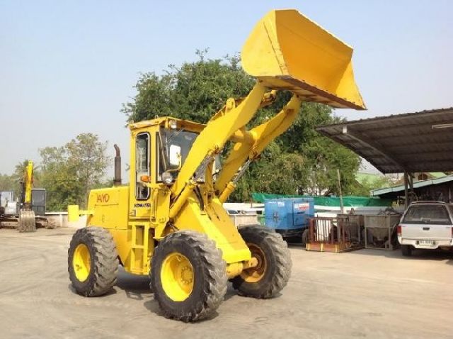 รถตัก Komatsu 510 กรองเดี่ยว ซีเรียล 1548X บุ้งกี๋ 1.2Q เก่าญี่ปุ่น นำเข้าเอง