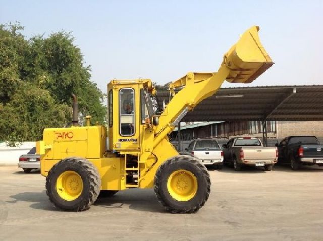 รถตัก Komatsu 510 กรองเดี่ยว ซีเรียล 1548X บุ้งกี๋ 1.2Q เก่าญี่ปุ่น นำเข้าเอง