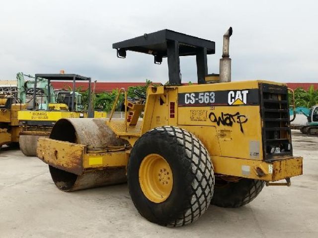 มาใหม่ !! ขายรถบดบดอัดสั่นสะเทือนตัวบดหน้าเรียบ CATERPILLAR CS-563 นำเข้าจากประเทศอเมริกาแท้ 100% สภาพสวย