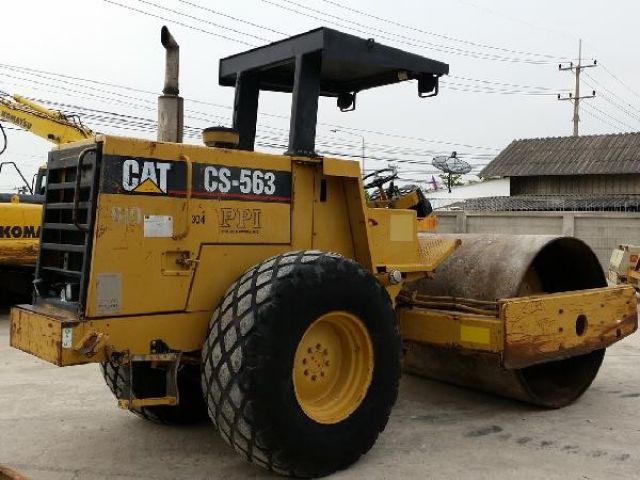 มาใหม่ !! ขายรถบดบดอัดสั่นสะเทือนตัวบดหน้าเรียบ CATERPILLAR CS-563 นำเข้าจากประเทศอเมริกาแท้ 100% สภาพสวย