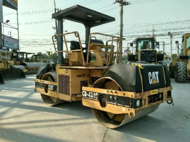 ใหม่ !! รถบด 7 ตัน ยี่ห้อ CATERPILLAR CB434C นำเข้าจาก USA แท้ 100% ไม่เคยใช้งานในไทย สภาพสวย