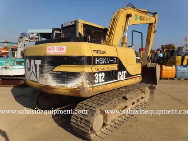 รถขุด CAT 312 S/N 7DK-037XX บจก.สหสินอีควิปเม้นท์ โทร.081-5851880, 02-5168100-1 www.sahasinequipment.com