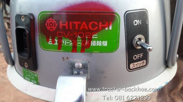 ขาย เครื่องดูดฝุ่น เครื่องทำความสะอาด สแตนเลส HITACHI CV102E ใช้ไฟ 110V เก่าญี่ปุ่น