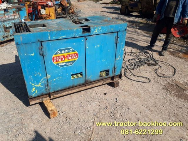 ขาย เครื่องเชื่อม พร้อมปั่นไฟ DENYO 270A 10KVA ไฟ 110/220 โวลท์ เชื่อมได้ ไฟแรง พร้อมใช้