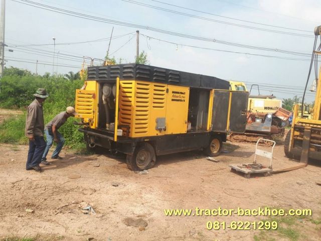 ขาย เครื่องปั้มลม ขนาดใหญ่ ATLAS COPCO XAHS416 เก่านอก เครื่อง BENZ ลมแรงมาก พร้อมใช้งาน