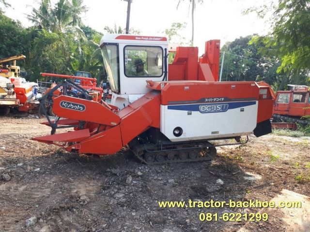 ขาย รถเกี่ยวข้าว KUBOTA ตู้เก๋ง DC15 หนวดกุ้ง เก่าญี่ปุ่น สภาพสวย ชม VDO ได้ ครับ