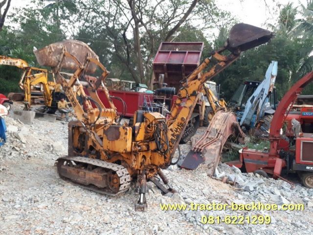 ขายถูกครับ รถหน้าตักหลังขุด แบบ 2 in 1 ตักได้ ขุดดี KOMATSU D10S พร้อมใช้ เก่าญี่ปุ่น