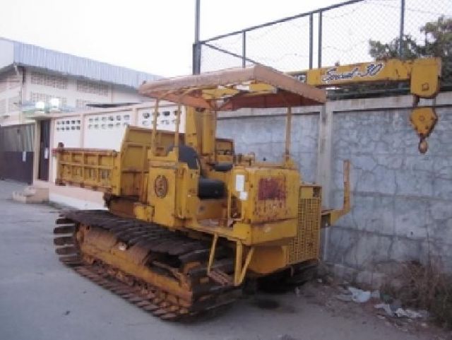 ขาย- dumper รถบรรทุกตีนตะขาบ ดั๊มเปอร์ KOMATSU CD40C-1 ติดเครน 3 ตัน ยกดั๊ม พร้อมใช้งาน