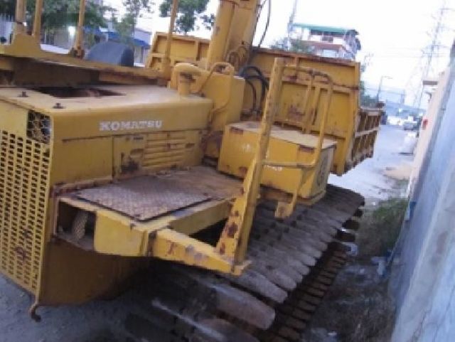 ขาย- dumper รถบรรทุกตีนตะขาบ ดั๊มเปอร์ KOMATSU CD40C-1 ติดเครน 3 ตัน ยกดั๊ม พร้อมใช้งาน