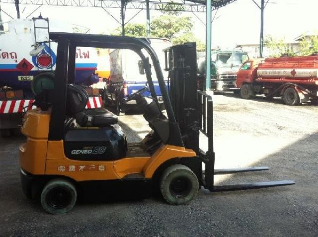 ขาย Forklift Toyota 7FGK20 ติดแก๊ส ทำสีใหม่ เครื่องแน่น เพียง 180,000 เท่านั้น!!!