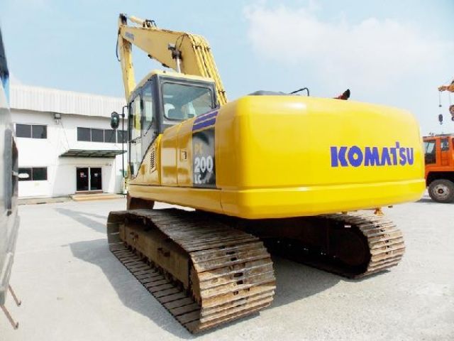 ขายรถแบคโคบูมยาว KOMATSU PC200-7-201102