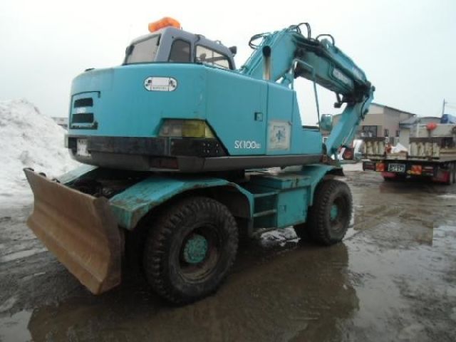 ขายรถแมคโคล้อยาง KOBELCO SK100WD YE-02199