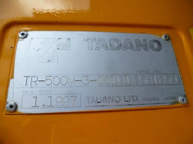 TADANO TR500M-3 1997yr 9600h?