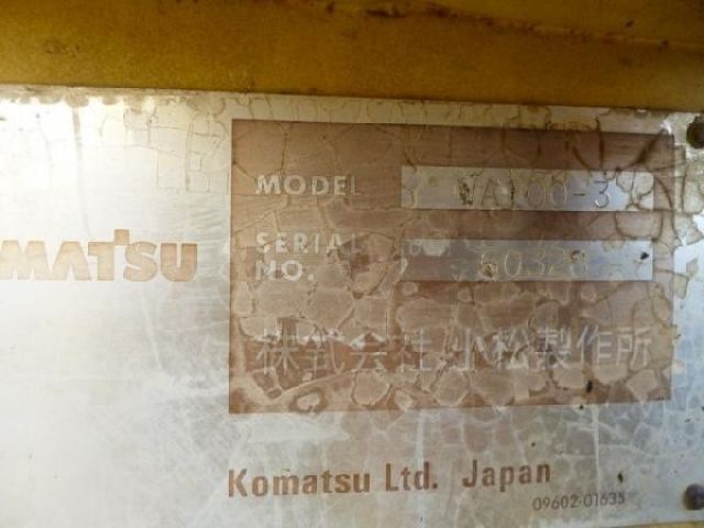 ขายรถตักล้อยาง KOMATSU WA100-3 Serial no.60328