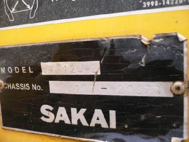 รถบดถนน SAKAI SV512D-E, YEAR 2005