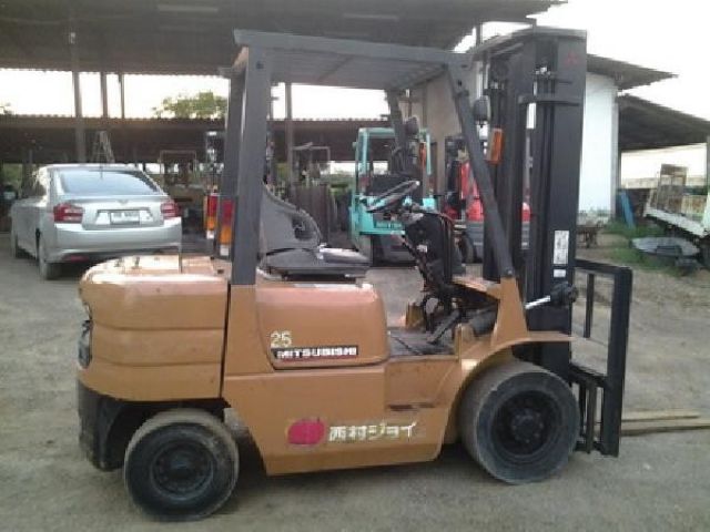 ขายรถฟอร์คลิฟ MITSUBISHI FG 25 งาสไลด์ได้ นำเข้าจากญี่ปุ่น ติดต่อยุด 081-987-0866