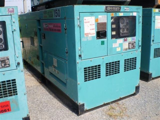 ขายเครื่องกำเนิดไฟฟ้ามือสอง Denyo ขนาด 150 KVA