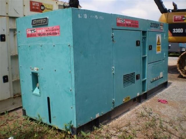 ขายเครื่องกำเนิดไฟฟ้ามือสอง Denyo ขนาด 220 KVA