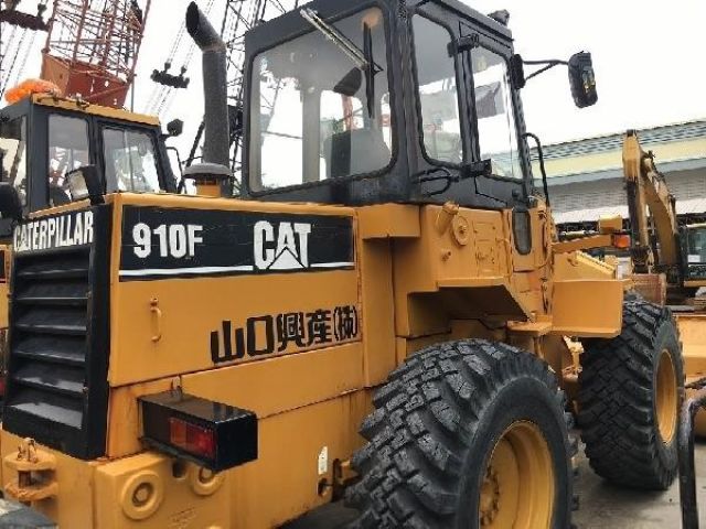 รถตักล้อยาง Caterpillar 910F #1YK-02448 สต็อกนำเข้าจากญี่ปุ่น โทร. 080-6565422 (หนิง)