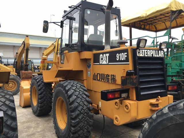 รถตัก Caterpillar 910F #1YK-02448 สต็อกนำเข้าจากญี่ปุ่น โทร. 080-6565422 (หนิง)