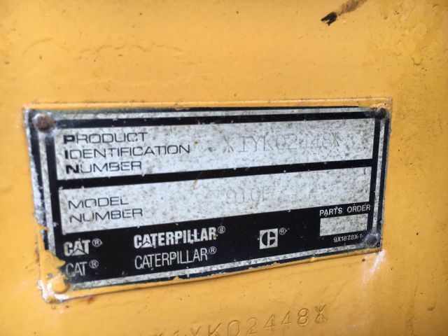 รถตัก Caterpillar 910F #1YK-02448 สต็อกนำเข้าจากญี่ปุ่น โทร. 080-6565422 (หนิง)