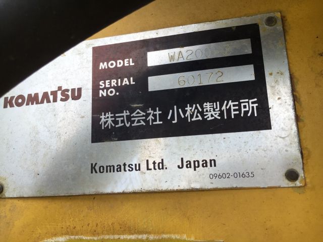 Komatsu WA200-3 รถตักนำเข้าจากญี่ปุ่น โทร. 080-6565422 (หนิง)