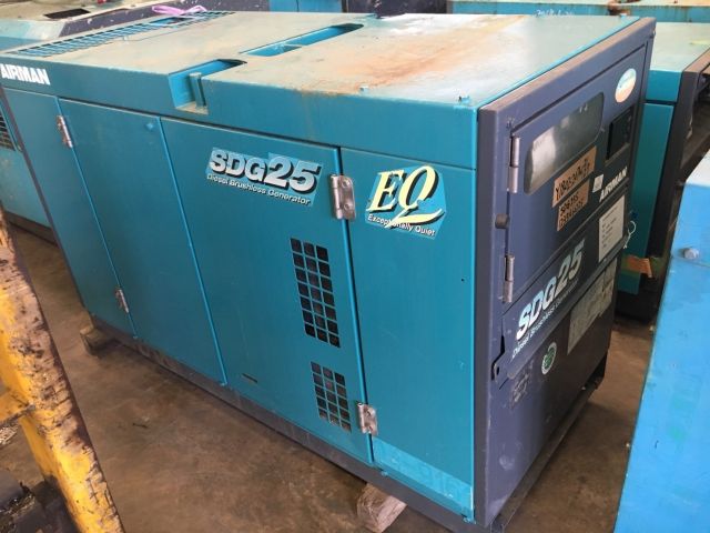 AIRMAN SDG25S : 25KVA เครื่องปั่นไฟ มือสองญี่ปุ่น โทร. 080-6565422 (หนิง)